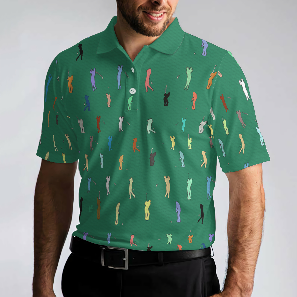 My Green Jacket In The Wash Polo Shirt, Funny Green Golf Shirt For Men