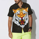 Geometric Tiger Shirt For Men Hawaiian Shirt