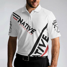 Man Belongs To The Earth Native American Polo Shirt, Cherokee Shirt Design, Headdress Polo Shirt