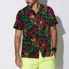 Retro Tiki Mask Seamless Pattern Tiki Hawaiian Shirt, Funny Tiki Shirt For Women And Men