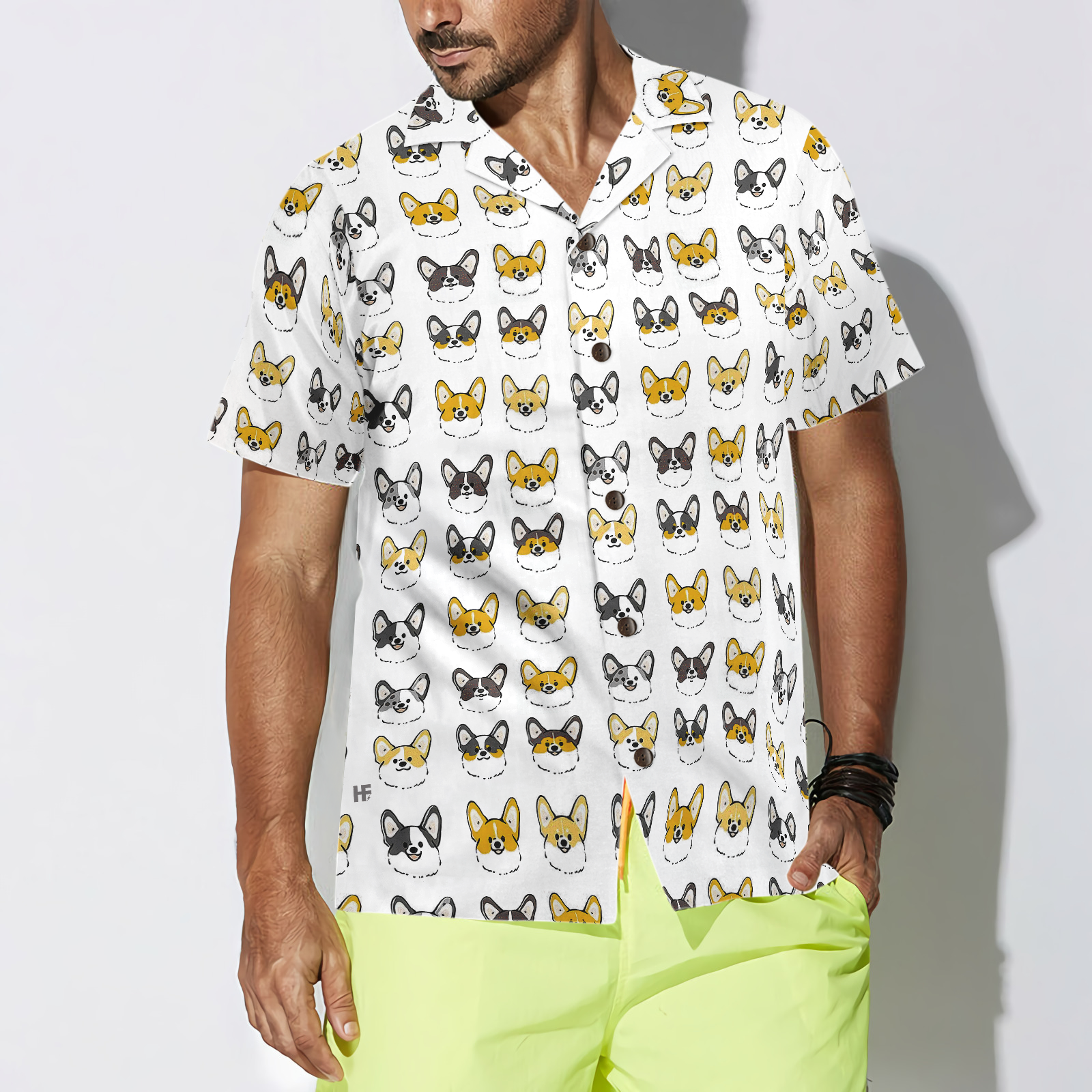 Corgis In Different Colors Corgi Hawaiian Shirt, Best Dog Shirt For Men And Women