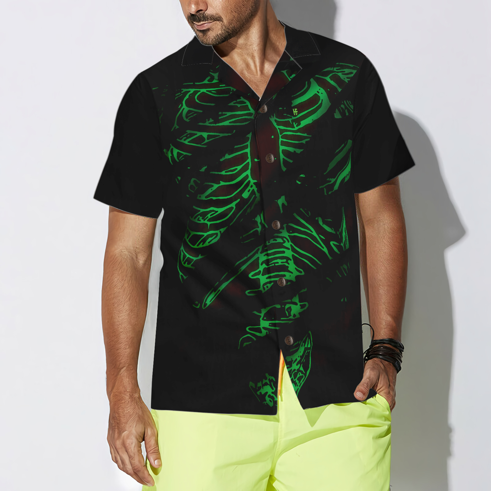 Horror Skeleton Halloween Hawaiian Shirt