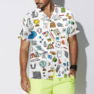 Back To School Hand Drawn Doodle Style School Hawaiian Shirt