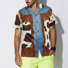 Cowboy Dairy Vintage Western Texas Hawaiian Shirt, Life Is Better With Texas Longhorns Shirt, Texas Home Shirt For Men