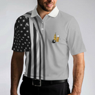 Weekend Forecast Pool Player Billiards Polo Shirt, American Flag Pattern Billiard Polo Shirt, Gift For Billiard Lovers
