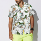 Alligator Seamless Pattern Shirt For Men Hawaiian Shirt