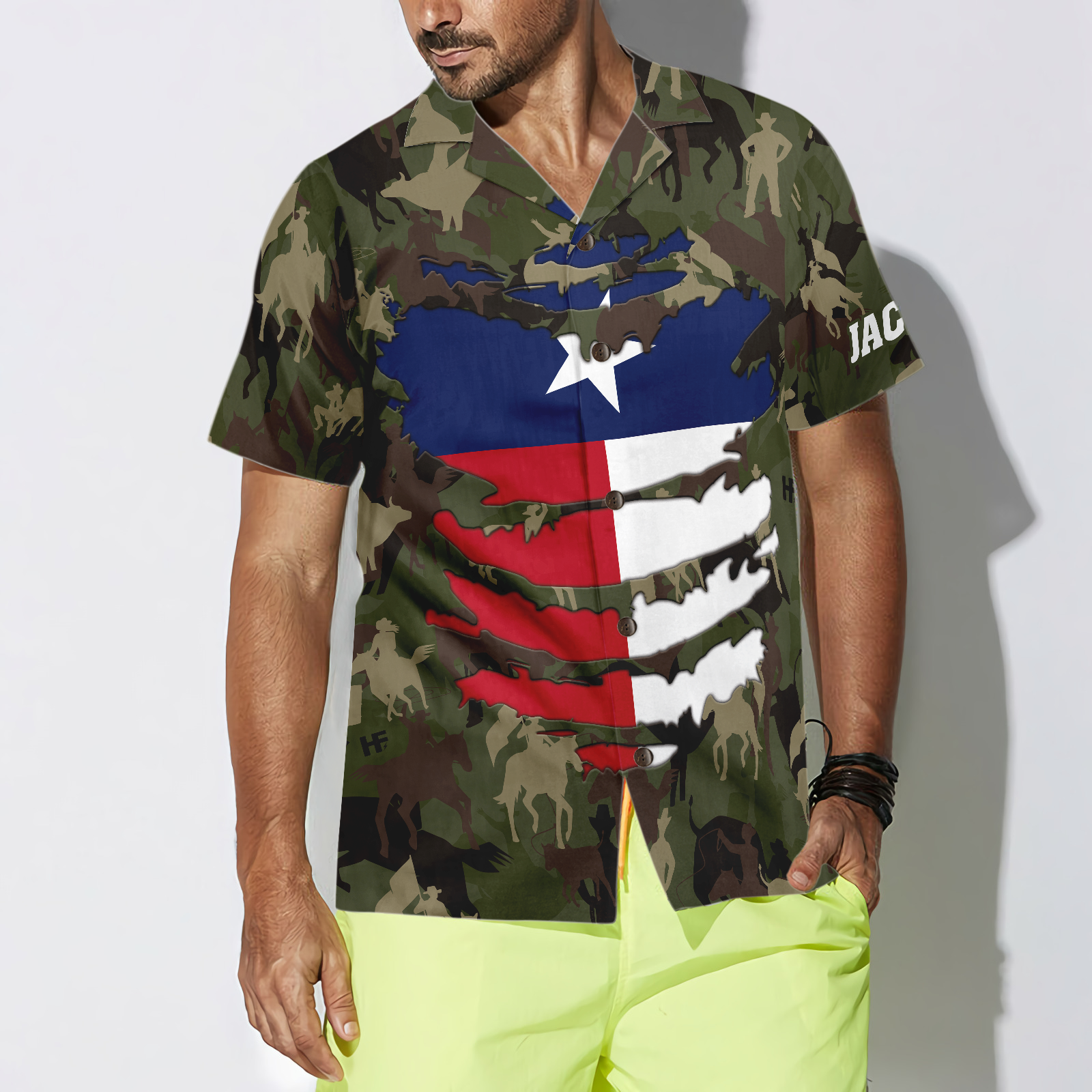 Camouflage Texas Custom Hawaiian Shirt, Unique Texas Shirt For Texas Lovers