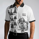 Billiards To Death Burry Me With Billiards Club Polo Shirt, Cool Skull Polo Shirt Design For Billiards Lovers