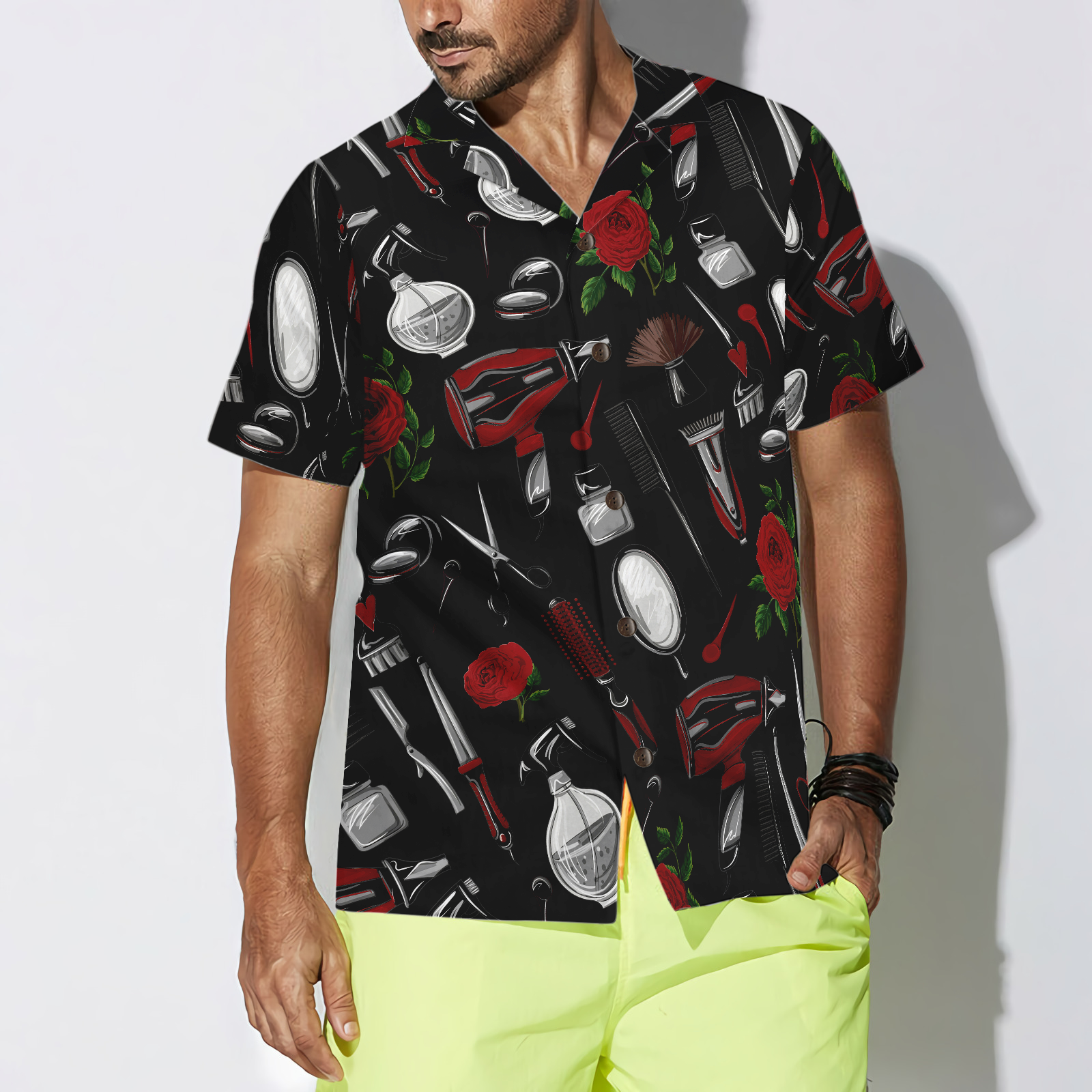 Hairdresser Tools Hawaiian Shirt