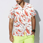 Koi Fish And Cherry Blossom Hawaiian Shirt