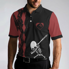 Weekend Forecast Chance Of Bowling Polo Shirt, Red Argyle Short Sleeve Bowling Shirt For Male Players