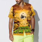 My Broom Broke So I Ride Motorcycle Halloween Hawaiian Shirt, Halloween Shirt For Men And Women