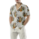 Floral Boho Tiger Shirt For Men Hawaiian Shirt