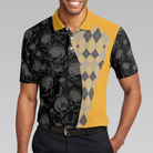 There Is Nothing A Beer And Golf Can't Fix V2 Polo Shirt, Skull Plaid Pattern Golf Shirt, Best Golf Drink Shirt