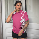 The Lady Golf Skull Short Sleeve Women Polo Shirt