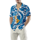 Corgi Surfing Dog Hawaiian Shirt