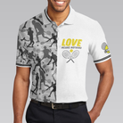 Eat Sleep Tennis Repeat Polo Shirt, Tennis Shirt For Male Players, Best Tennis Themed Polo Shirt