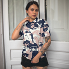 Golf Girl Camouflage V3 Short Sleeve Women Polo Shirt, Camo Golf Shirt For Ladies, Cool Golf Gift For Women