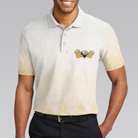 I Drink I Drive And I Know Things Argyle Pattern Golf Polo Shirt, Golf Shirt For Beer Lovers
