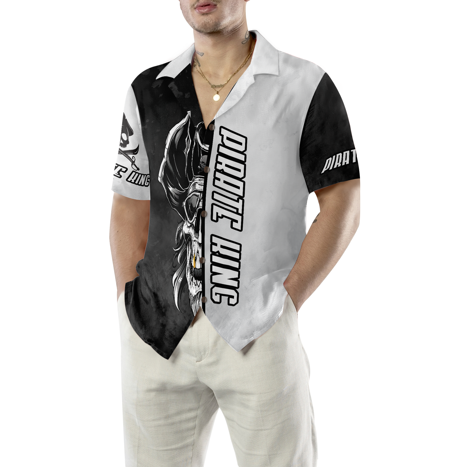 Pirate Skull Hawaiian Shirt