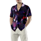 Bright Night Galaxy With Jellyfishes Hawaiian Shirt