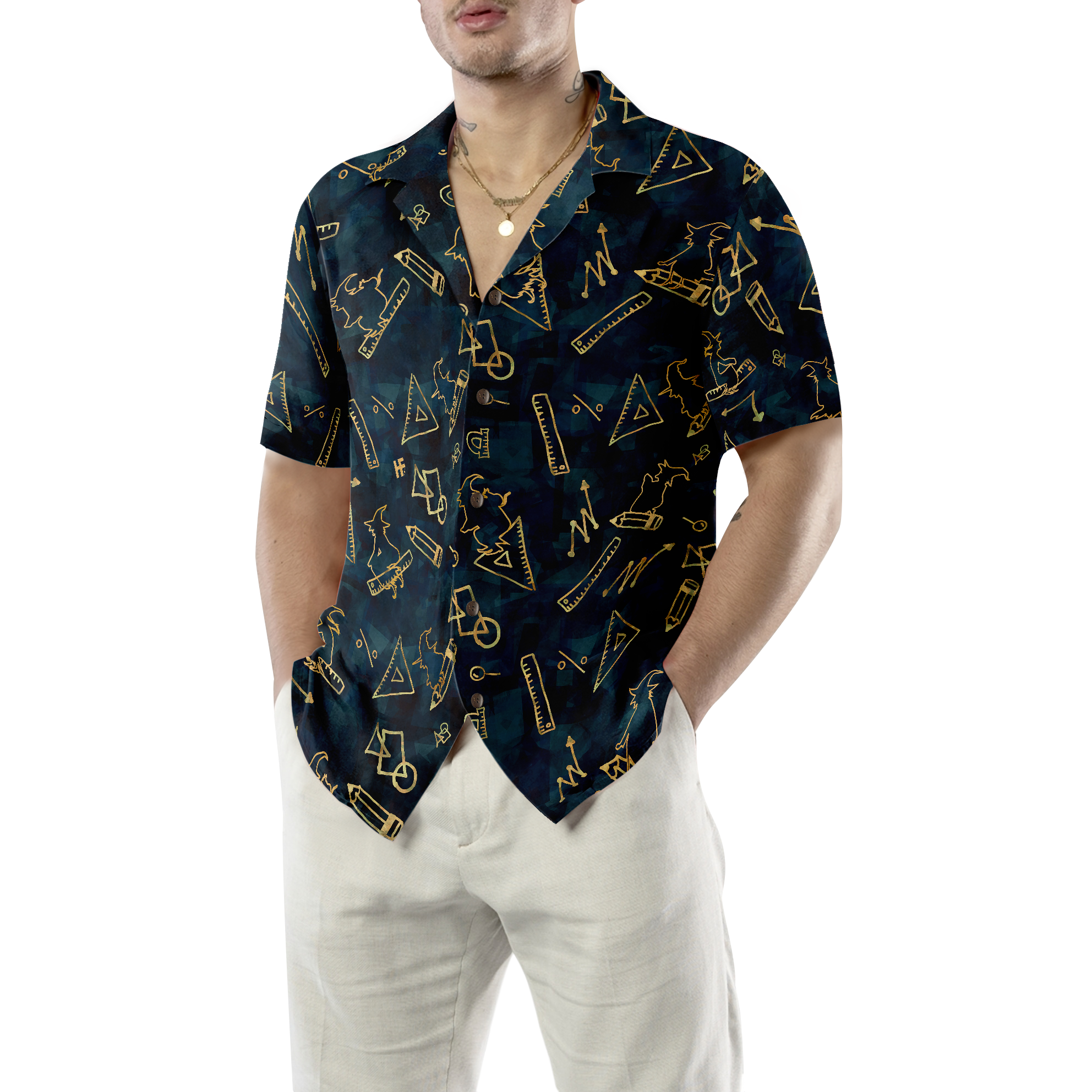 Witch Math Halloween Teacher Hawaiian Shirt, Unique Math Teacher Shirt, Best Gift For Teachers