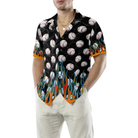 Flame Baseballs Hawaiian Shirt