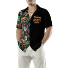 Vintage Halloween Scary Pumpkin Hawaiian Shirt
