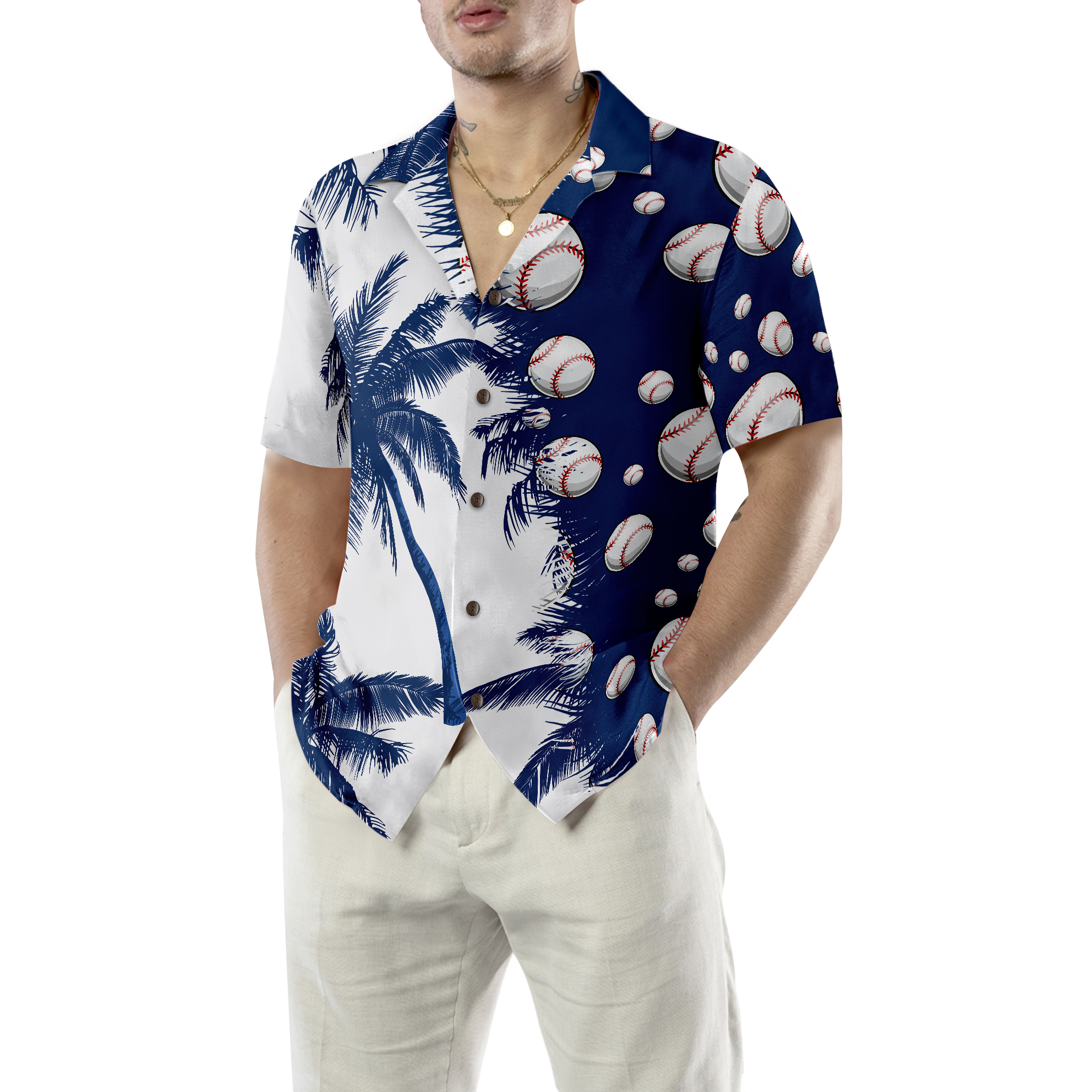 The Coolest Baseball Hawaiian Shirt