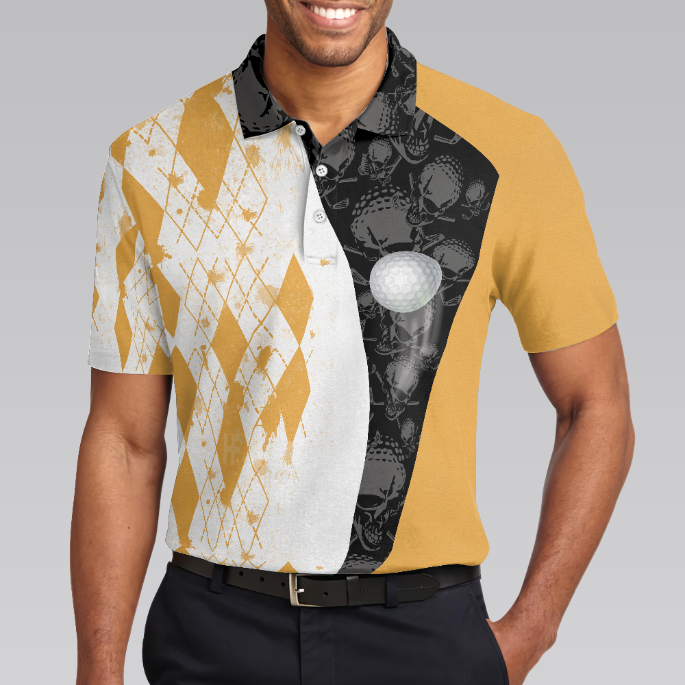 Weekend Forecast Beer And Golf With Skeleton Polo Shirt