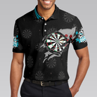 Born To Play Darts Shirt For Men Polo Shirt, Black Darts Shirt, Top Gift Idea For Male Darts Players