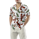 Lobster Seamless Pattern Hawaiian Shirt