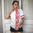 Life Is A Game But Golf Is Serious Golf Short Sleeve Women Polo Shirt, Floral Shirt With Sayings For Women