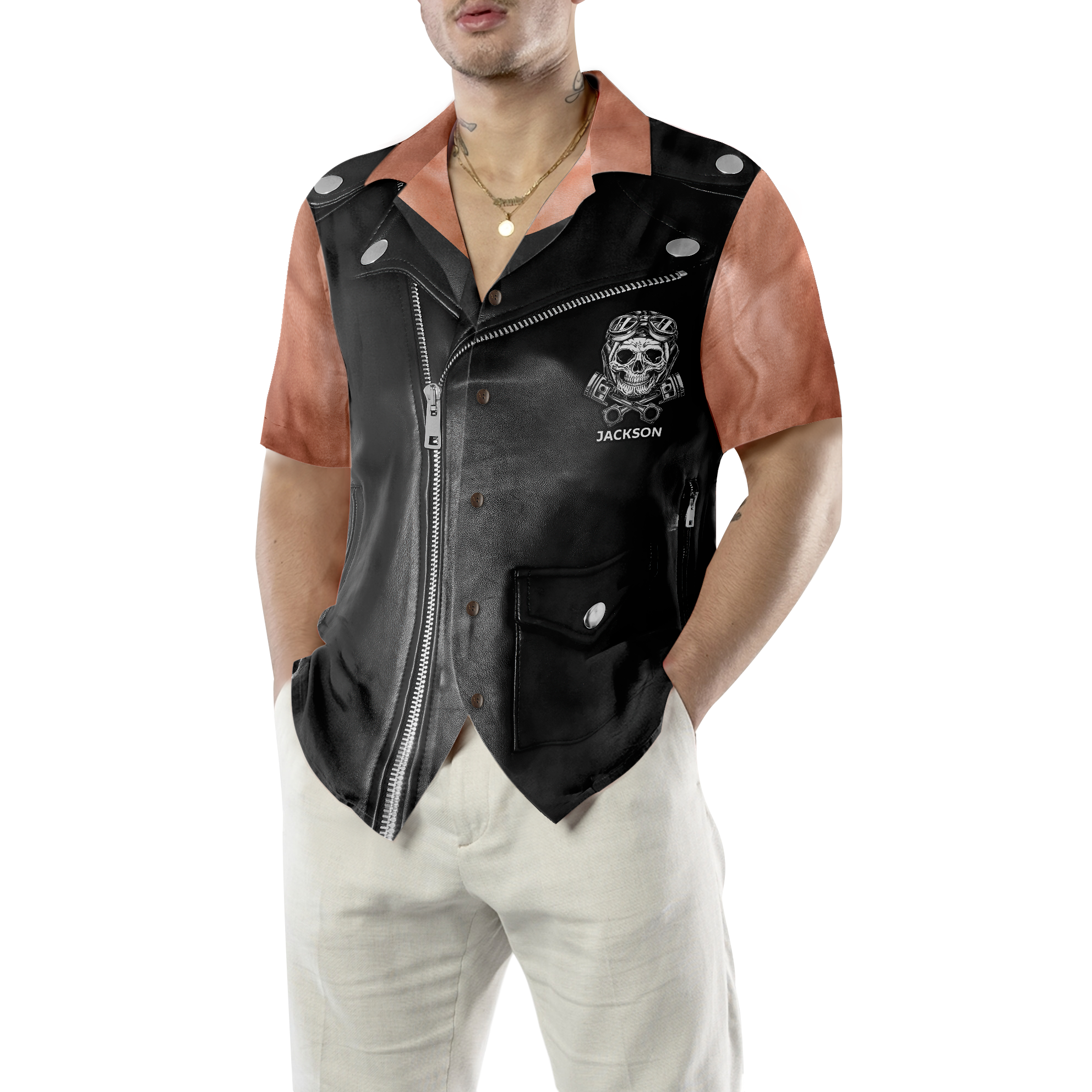 Skull Ride For Live Custom Hawaiian Shirt