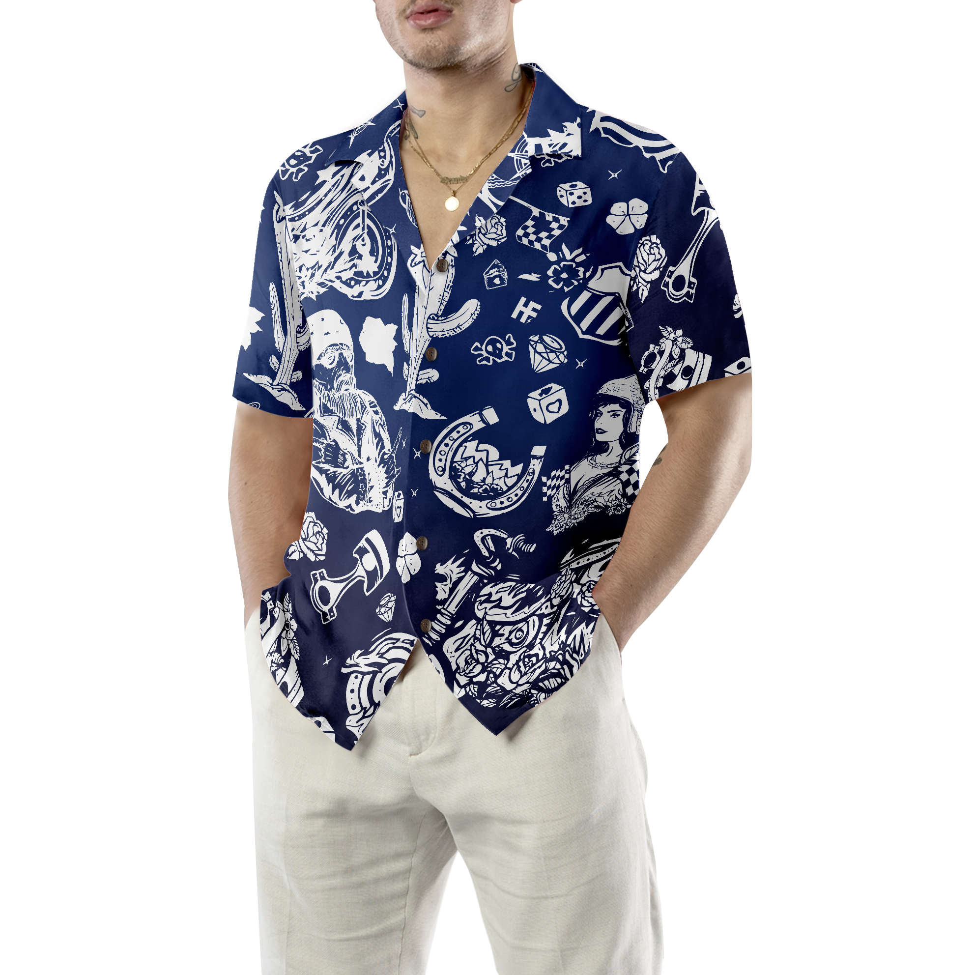 Motorbike Lover Motorcyle Hawaiian Shirt, Motorcycle Shirts For Men And Women