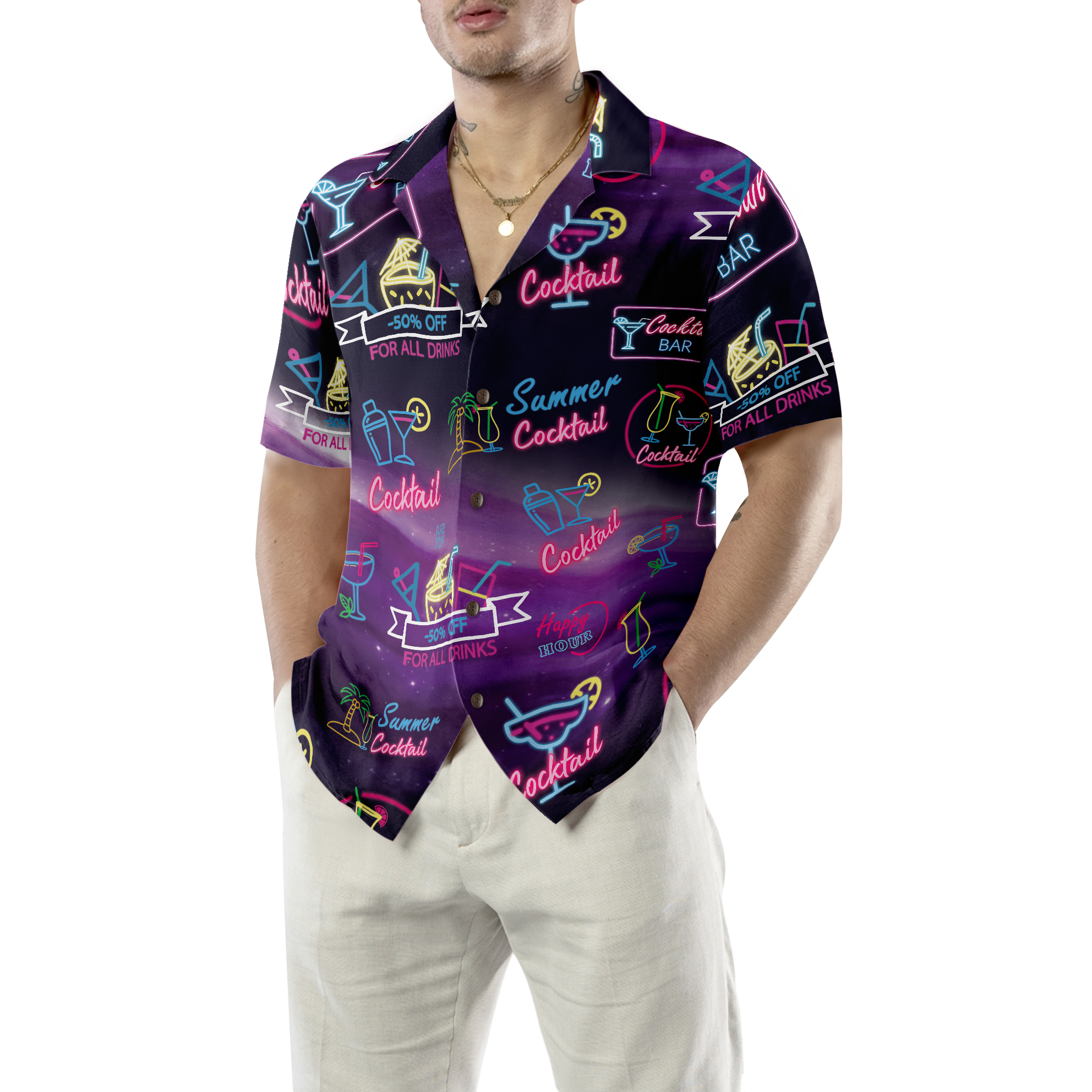 Life Is Better With Cocktail Hawaiian Shirt