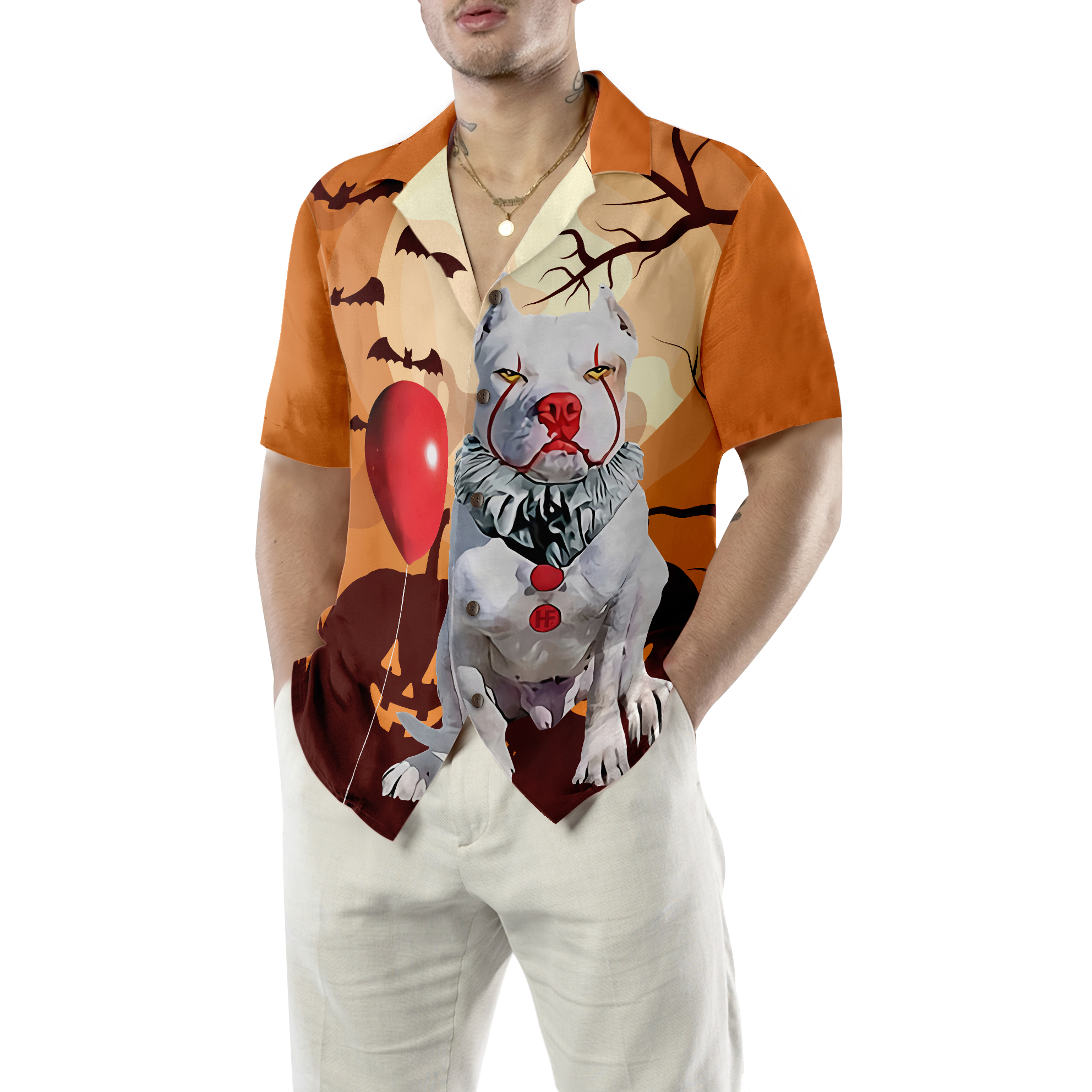 Pitbull Has Been Ready For Halloween Since Last Halloween Hawaiian Shirt, Cool Halloween Shirt For Men And Women
