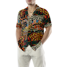 Traditional African Mixed Animal Skin Hawaiian Shirt