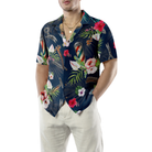 Barber Tools Tropical Pattern Hawaiian Shirt