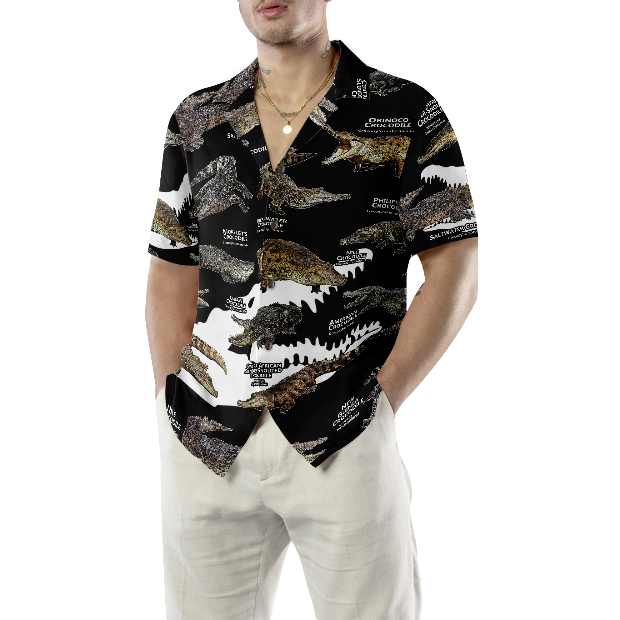 Crocodiles Of The World Shirt For Men Hawaiian Shirt