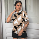 Horses Lover Shirt For Women Short Sleeve Women Polo Shirt