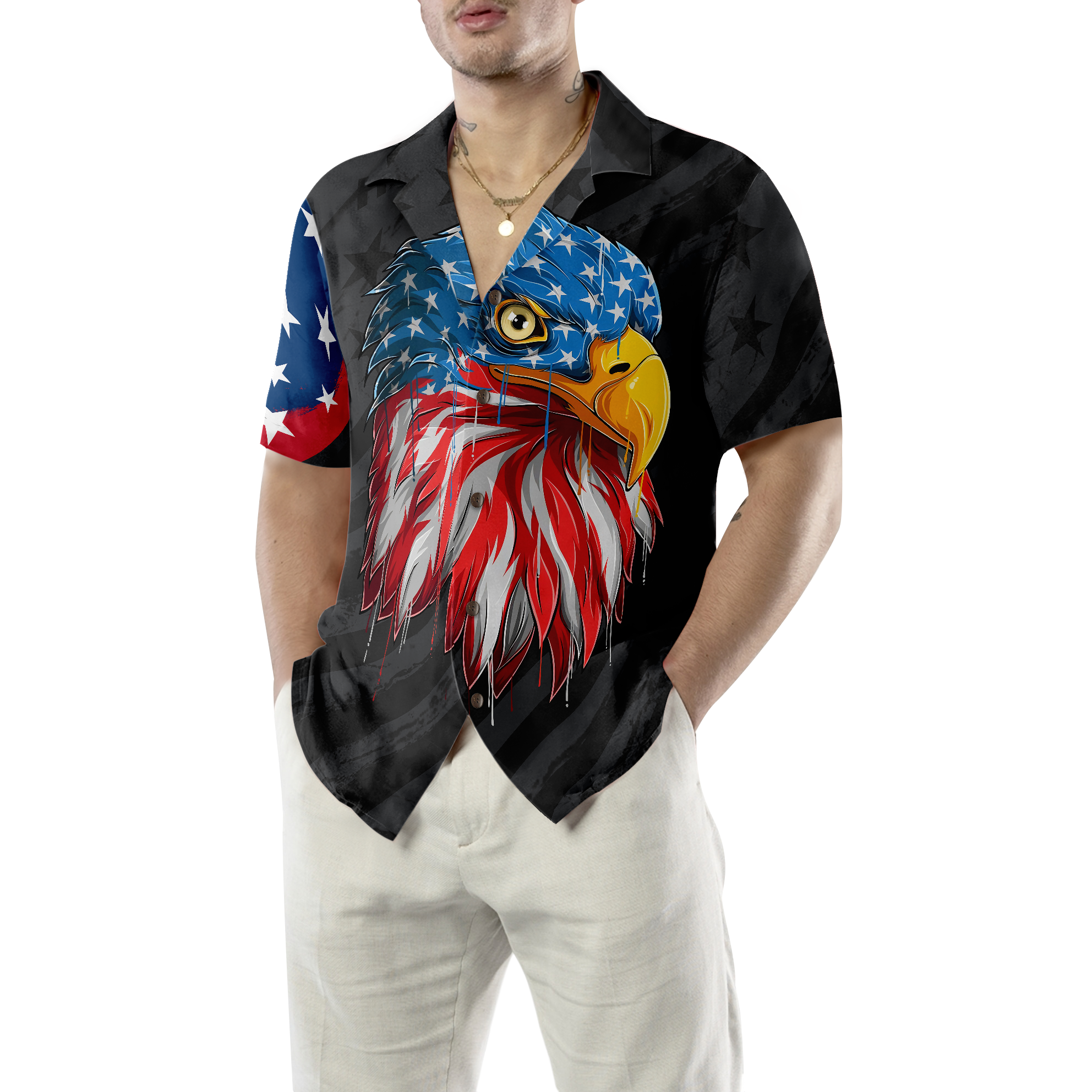 The American Eagle Bird Hawaiian Shirt