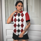 Just A Woman Who Loves Golf And Hallowine Golf Short Sleeve Women Polo Shirt, Halloween Golf Shirt For Ladies