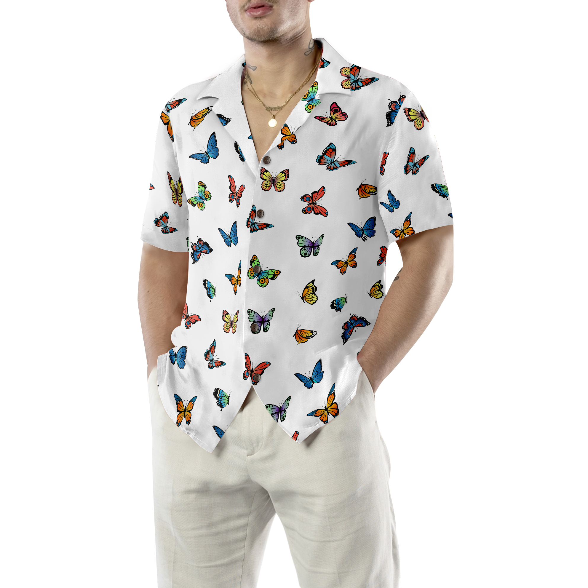Beautiful Butterflies Hawaiian Shirt