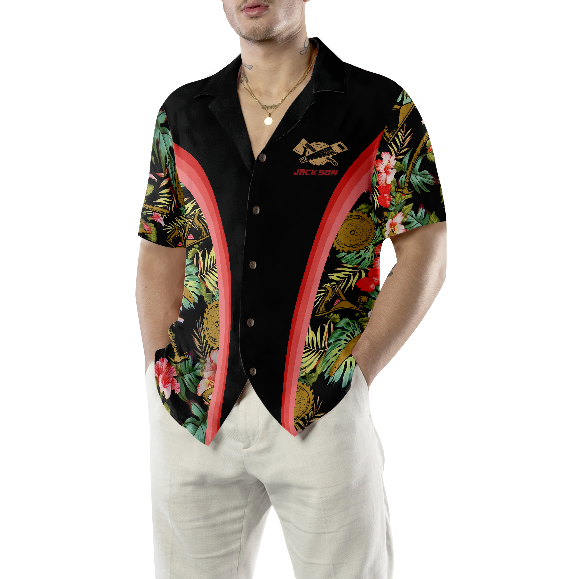 Carpenter Tropical Custom Hawaiian Shirt