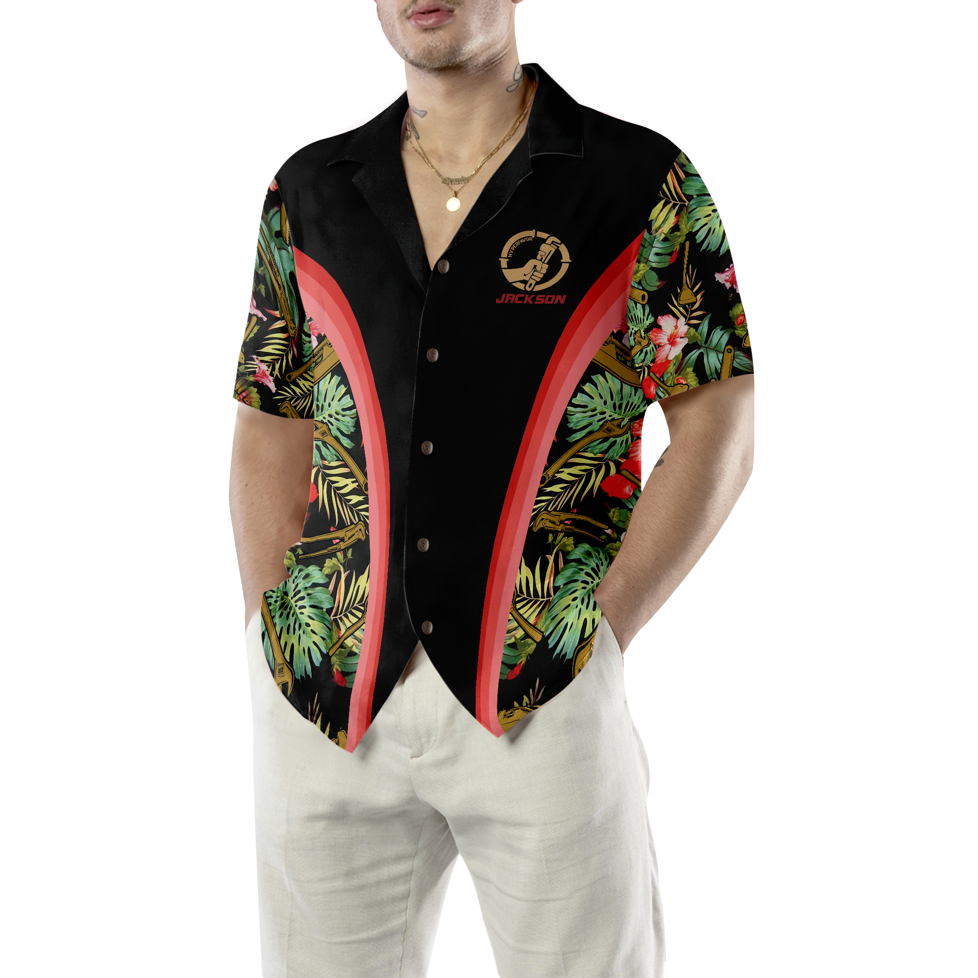 Plumber Tropical Custom Hawaiian Shirt