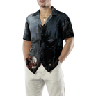 Black Cat In Spooky Halloween Hawaiian Shirt, Halloween Shirt For Men And Women