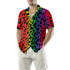 Leopard Skin With Rainbow Color LGBT Hawaiian Shirt