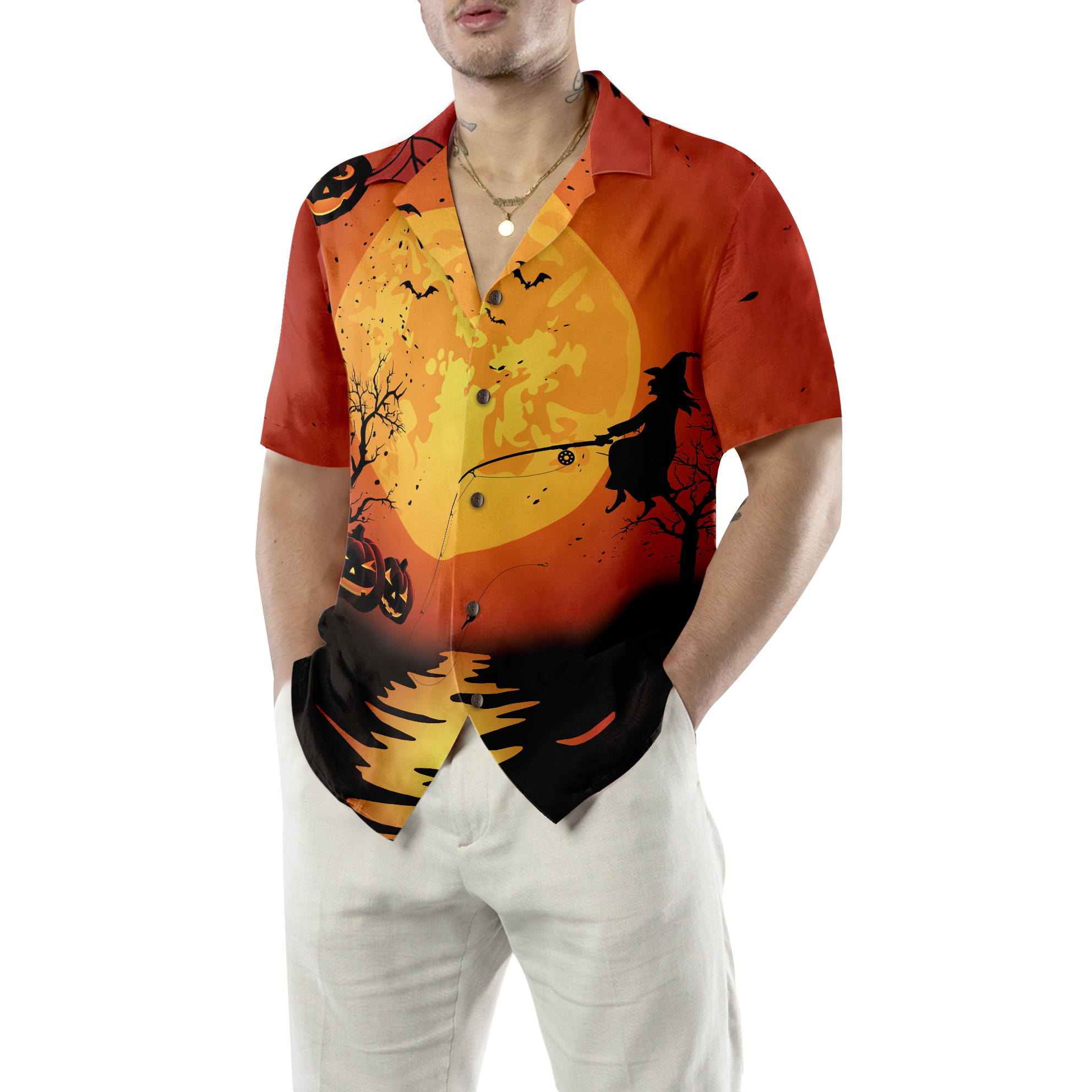 My Broom Broke So I Go Fishing Halloween Shirt, Unique Halloween Shirt For Men And Women