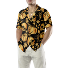 Pumpkin & Skull Halloween Hawaiian Shirt
